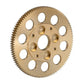 Dogfish Tackle & Marine brass fishing reel gear with multiple holes and teeth.