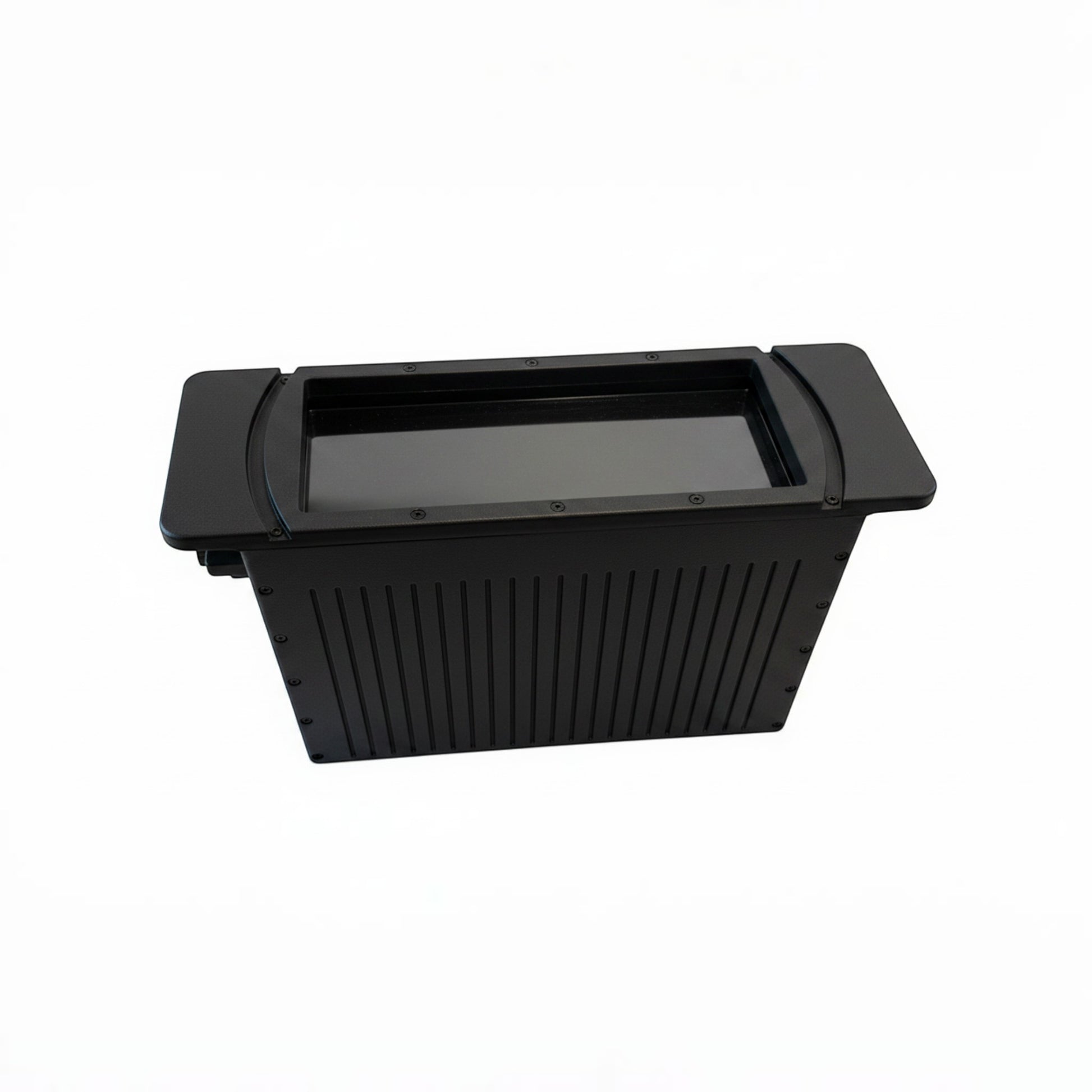 Dogfish Tackle & Marine black King Starboard chum cutter designed for 5-gallon buckets with built-in knife holder.