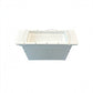 Dogfish Tackle & Marine white King starboard chum cutter with built-in knife holder, fits 5-gallon bucket.