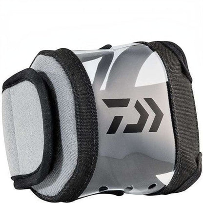 Dogfish Tackle & Marine Daiwa D-Vec tactical reel cover with a clear isinglass window and black neoprene sides.