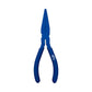 Dogfish Tackle & Marine Danco 6 inch blue carbon steel needle nose fishing pliers with slip-resistant PVC handles