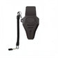 Dogfish Tackle & Marine Danco 6.5in Doughboy fishing pliers in a black swiveling rubber sheath with a coiled lanyard