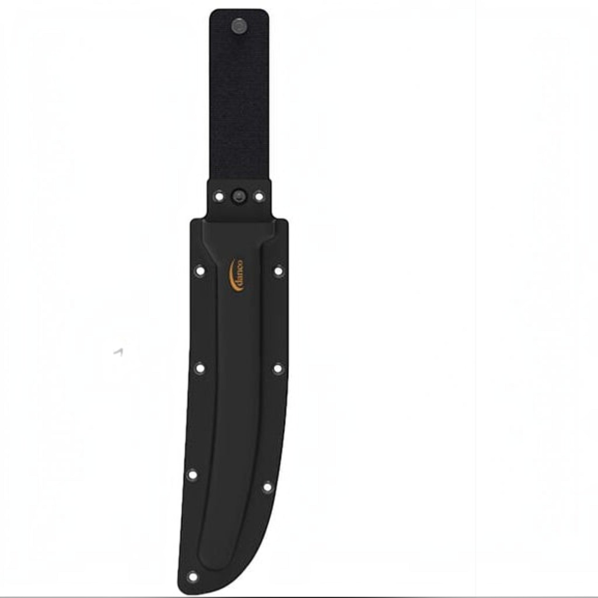 Dogfish Tackle & Marine Danco Lunar-I 7-inch micro flex fillet knife in a black custom tension sheath