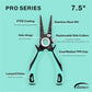Dogfish Tackle & Marine Danco Pro Series 7.5 inch fishing pliers with PTFE coated stainless steel and molded grip