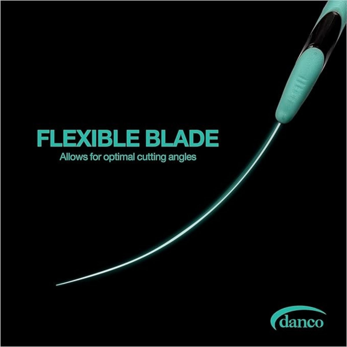 Dogfish Tackle & Marine Danco 9in Pro Series fillet knife showing the flexible German stainless steel blade