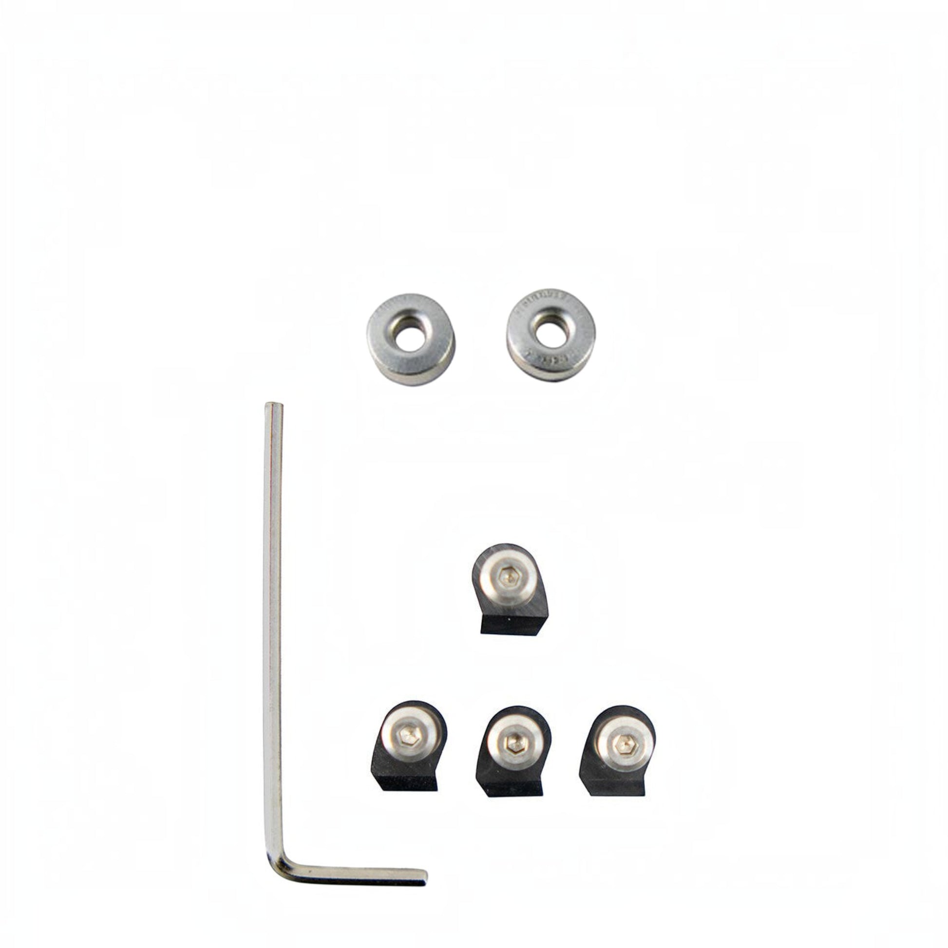 Dogfish Tackle & Marine Danco Pro Series replacement cutter kit with tungsten-carbide blades, screws, and hex key.