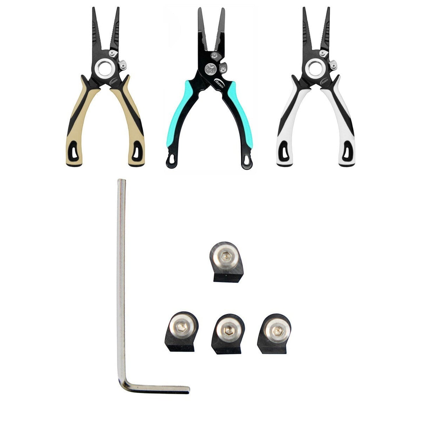Dogfish Tackle & Marine Danco Pro Series replacement tungsten-carbide side cutters with hex key and screws