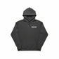 Dogfish Tackle & Marine dark grey cotton blend midweight hoodie with octopus logo on chest. Features a front pouch pocket and adjustable hood.