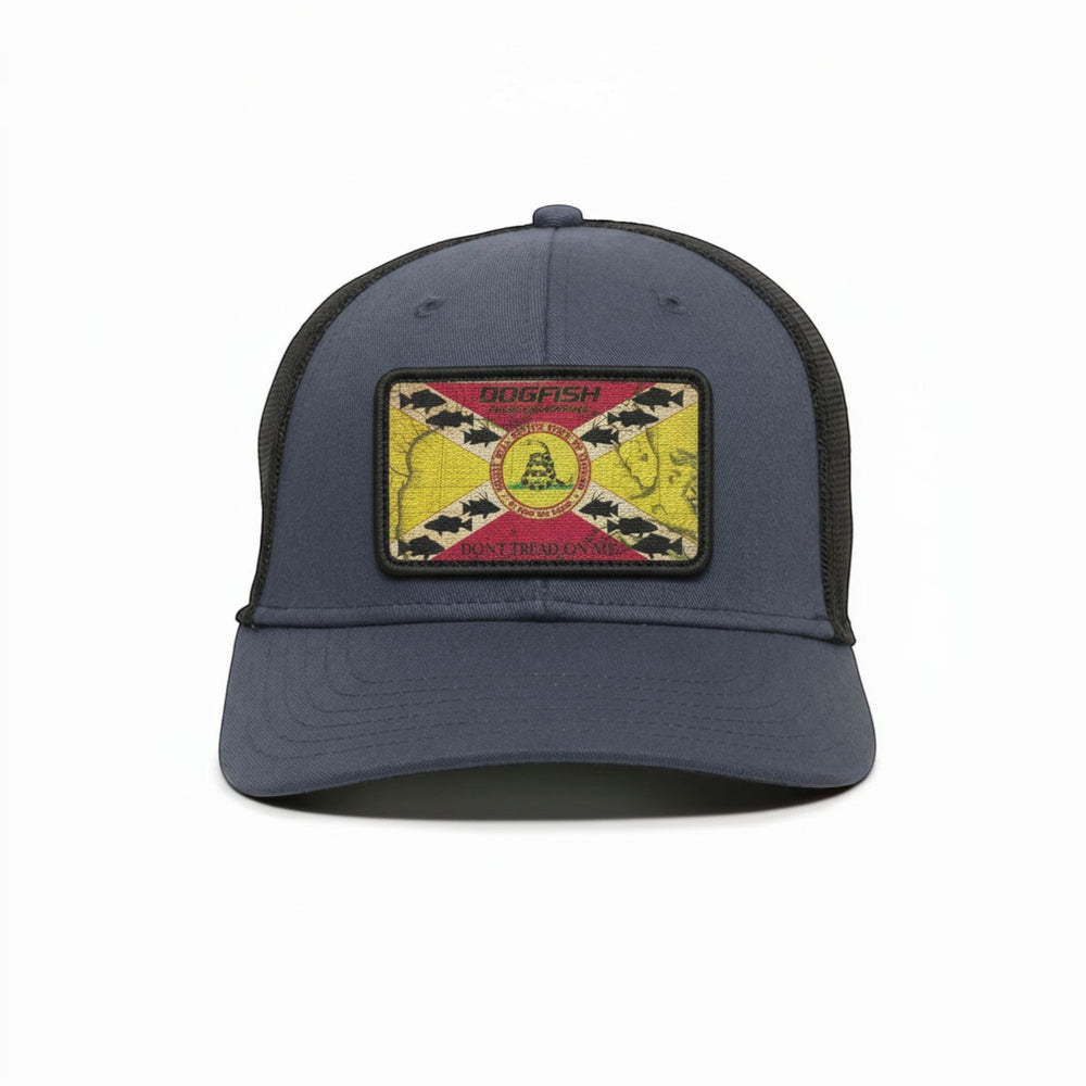 Dogfish "Don't Tread On Me" Logo Trucker Hat
