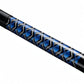 Dogfish Stik Kingfish Series conventional fishing rod with blue and silver geometric pattern.