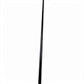 Dogfish Tackle & Marine black E-glass conventional fishing rod with Fuji guides and aluminum gimbal.