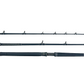 Dogfish Tackle & Marine Kingfish Series 7ft 6in conventional fishing rod with Fuji guides and aluminum gimbal.