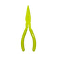 Dogfish Tackle & Marine Danco 6 inch lime green carbon steel needle nose fishing pliers with PVC dipped handles