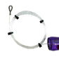 Dogfish Tackle & Marine pre-rigged Mutha Chugga trolling lure with clear monofilament line and purple chugger head