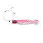Dogfish Tackle & Marine pink and white pre-rigged Mutha Chugga trolling lure with monofilament leader