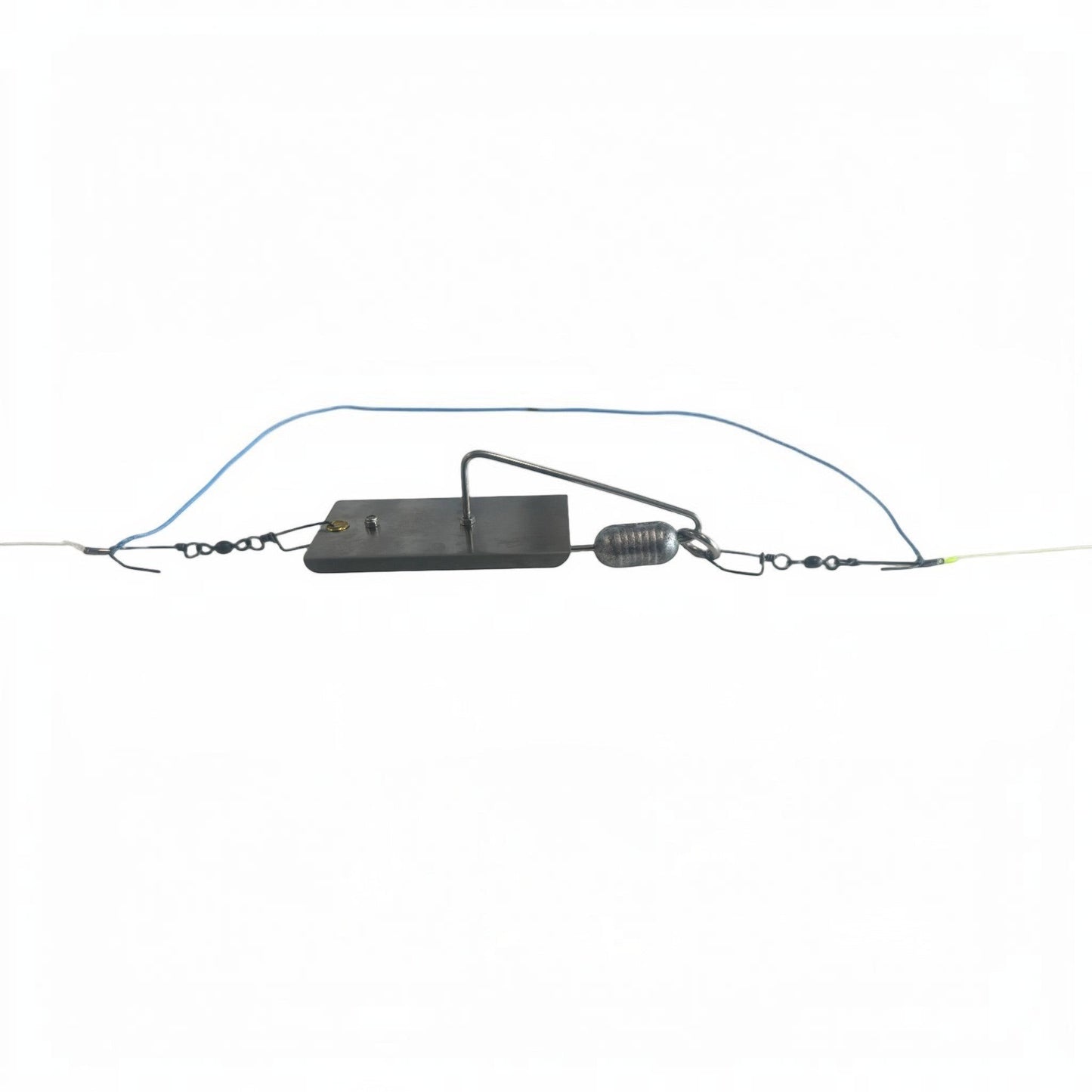 Dogfish Tackle & Marine Wind On Planer Bridle with 200lb hollow core, Spro swivels, and Billfisher snap swivels.