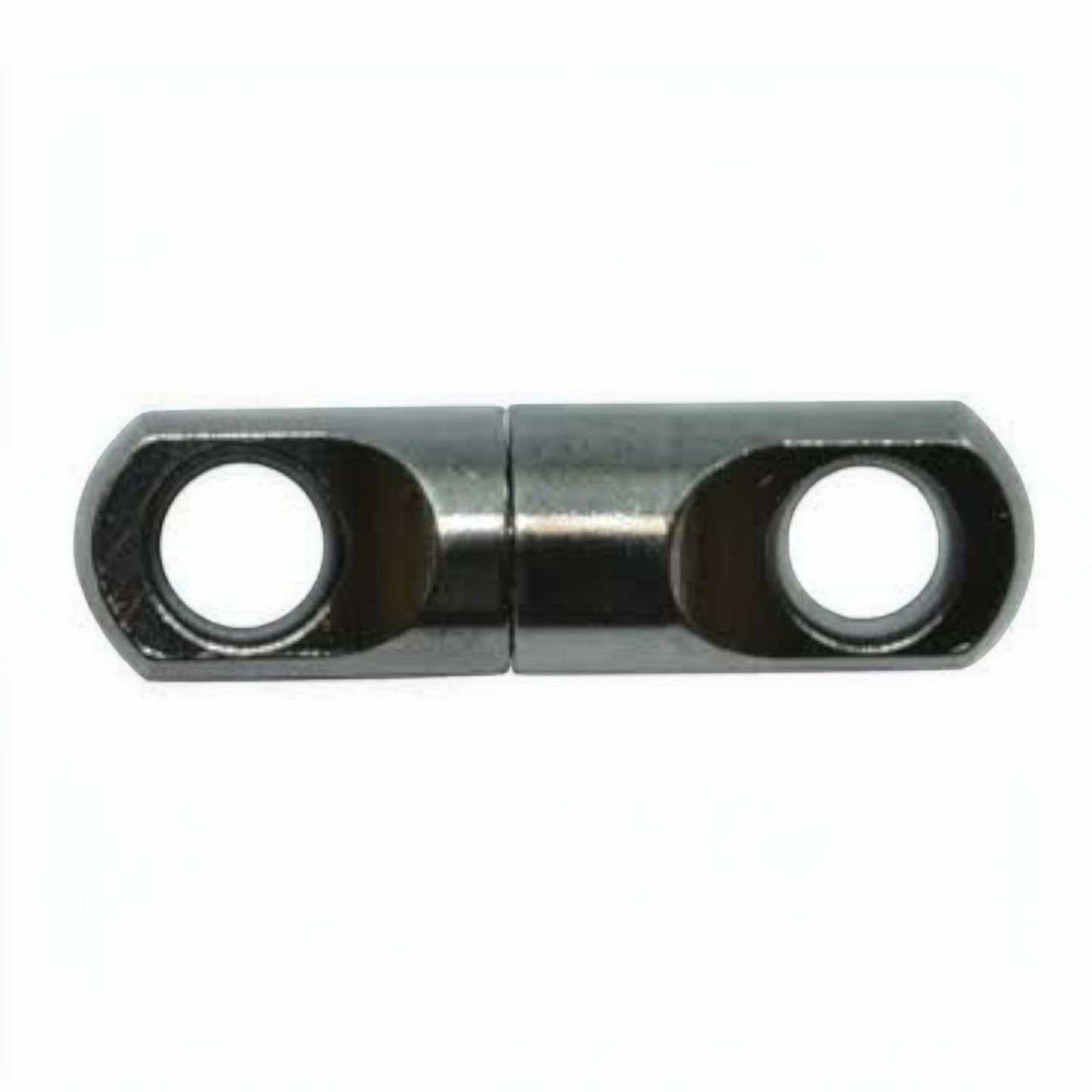 Dogfish Tackle & Marine silver metal wind-on planer bridle with two eyelets for fishing line connection.
