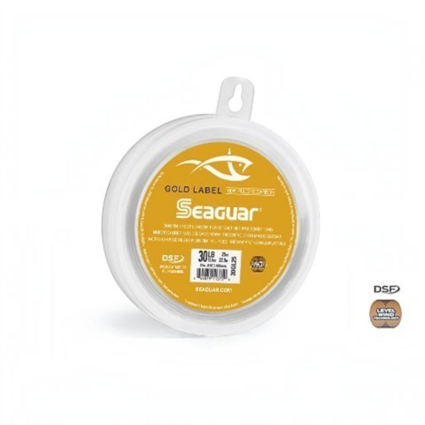 Dogfish Tackle & Marine Seaguar Gold Label 30lb fluorocarbon fishing leader spool with double structure technology