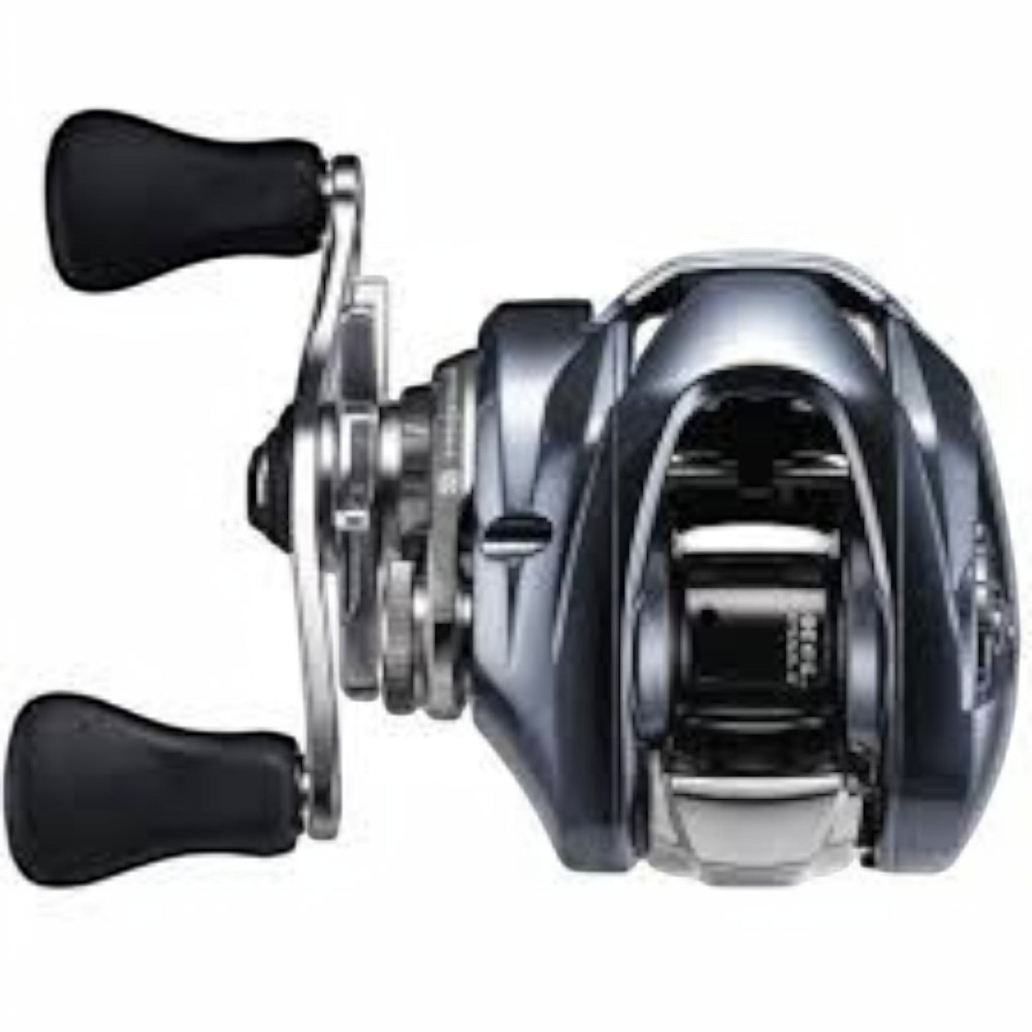 Dogfish Tackle & Marine Shimano Aldebaran MGL 50 HG casting reel, silver and black, compact and lightweight design with MGL spool.