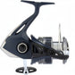 Dogfish Tackle & Marine Shimano Catana FE spinning reel in dark blue and silver with AR-C spool design.