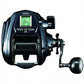 Dogfish Tackle & Marine Shimano ForceMaster 9000A electric fishing reel, black, with digital display and crank handle.
