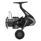 Dogfish Tackle & Marine Shimano Miravel spinning reel in dark gray with silver accents. Lightweight CI4+ body and MGL rotor.