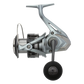 Dogfish Tackle & Marine Shimano Nasci FC spinning reel, silver and black, durable HAGANE Gear, CoreProtect, SilentDrive.