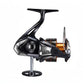 Dogfish Tackle & Marine Shimano Nexave FJ spinning reel with black and silver body and gold accents.