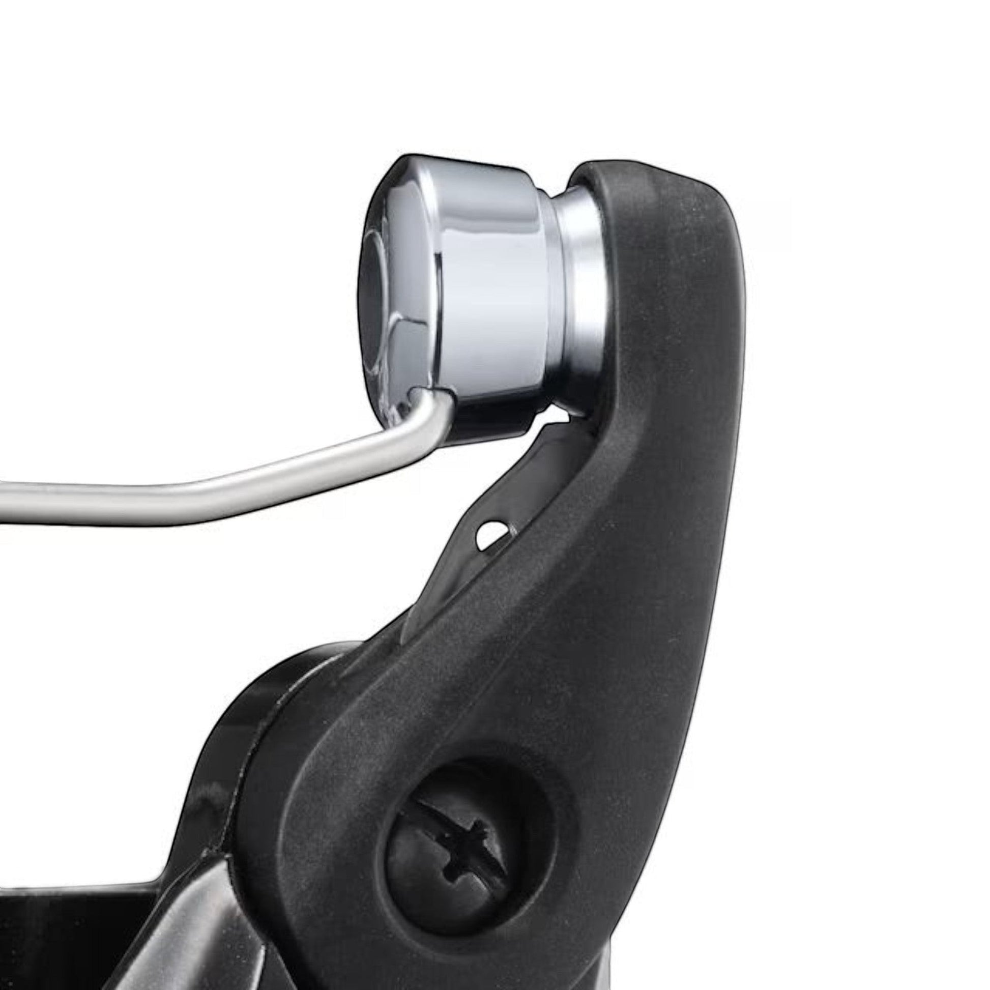 Dogfish Tackle & Marine Shimano Nexave FJ spinning reel with black body and chrome accents, featuring a silver bail wire.