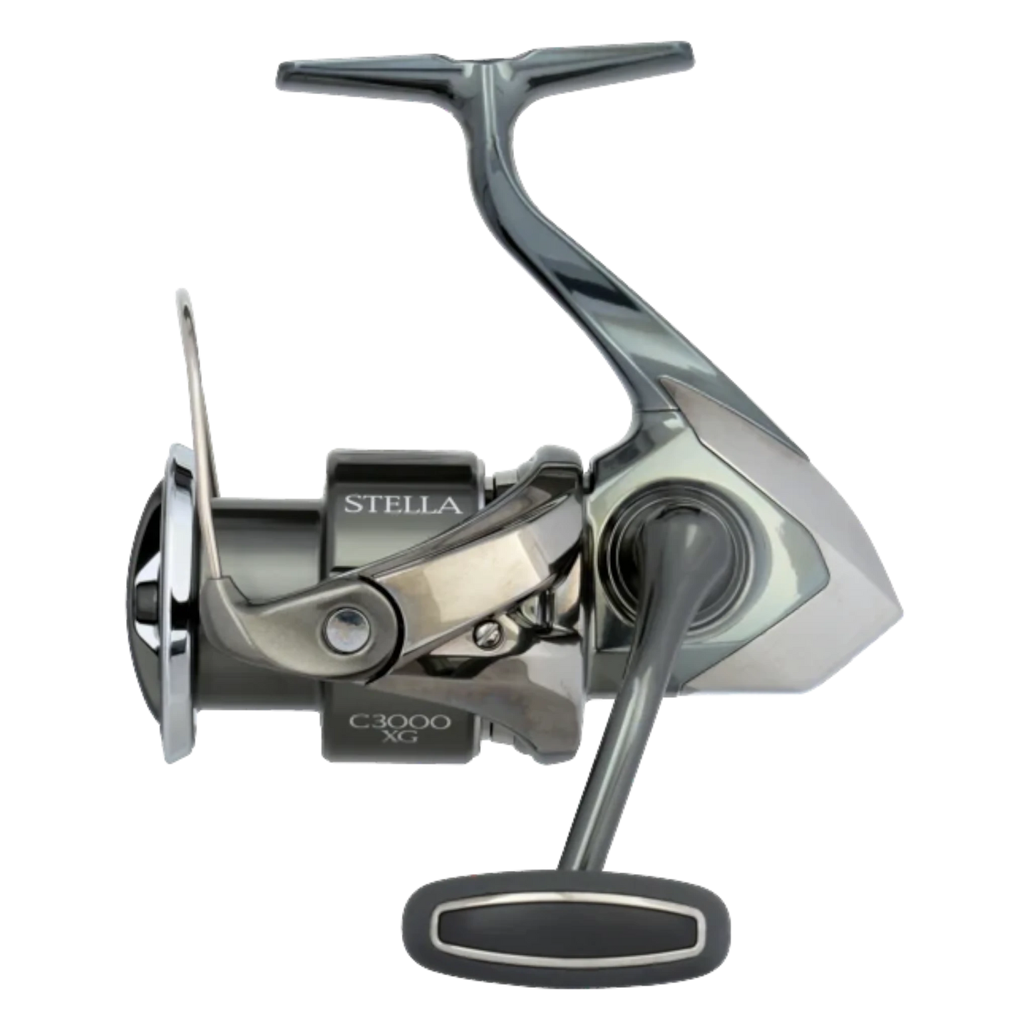 Dogfish Tackle & Marine Shimano Stella FK C3000 XG spinning reel, gunmetal grey with silver accents, advanced fishing gear