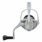 Dogfish Tackle & Marine Shimano Stradic FM spinning reel, silver and black, with a sleek metal body and ergonomic handle.