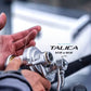 Dogfish Tackle & Marine Shimano Talica A 2-speed lever drag fishing reel, silver aluminum body, for offshore big game fishing.