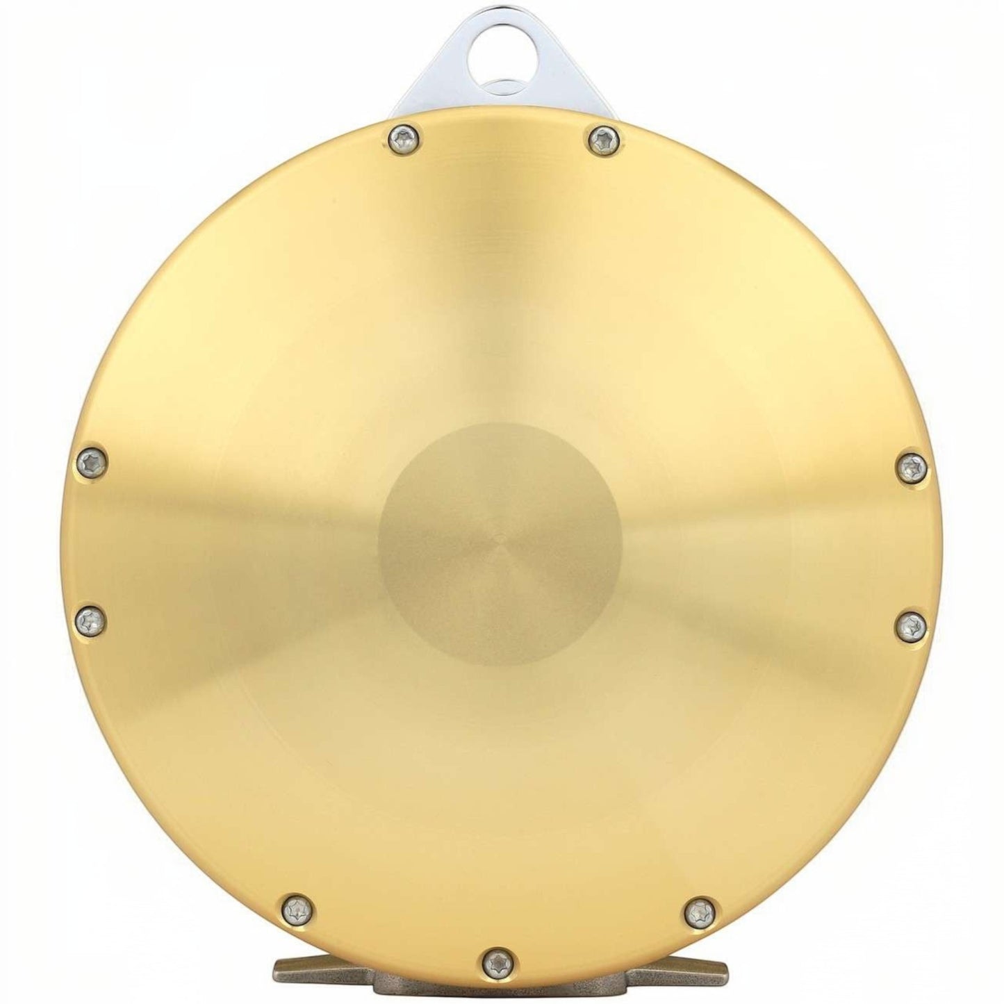 Dogfish Tackle & Marine Shimano Tiagra 2-speed lever drag trolling reel, gold aluminum frame and spool.