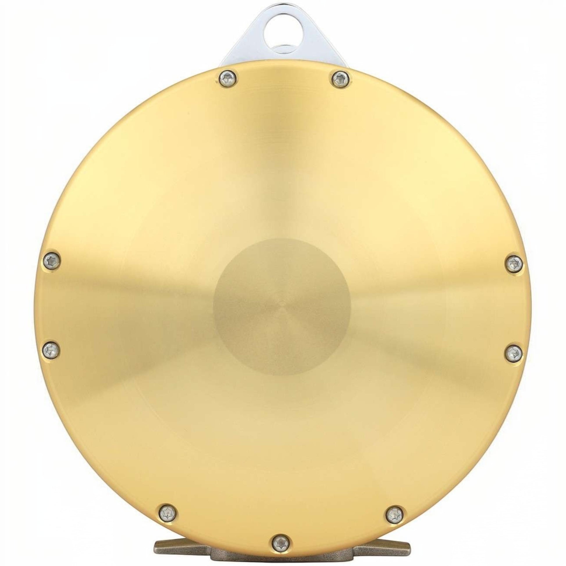 Dogfish Tackle & Marine Shimano Tiagra 2-speed lever drag trolling reel, gold aluminum frame and spool.