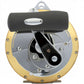 Dogfish Tackle & Marine Shimano Tiagra 2-speed lever drag trolling reel with gold frame and chrome accents.