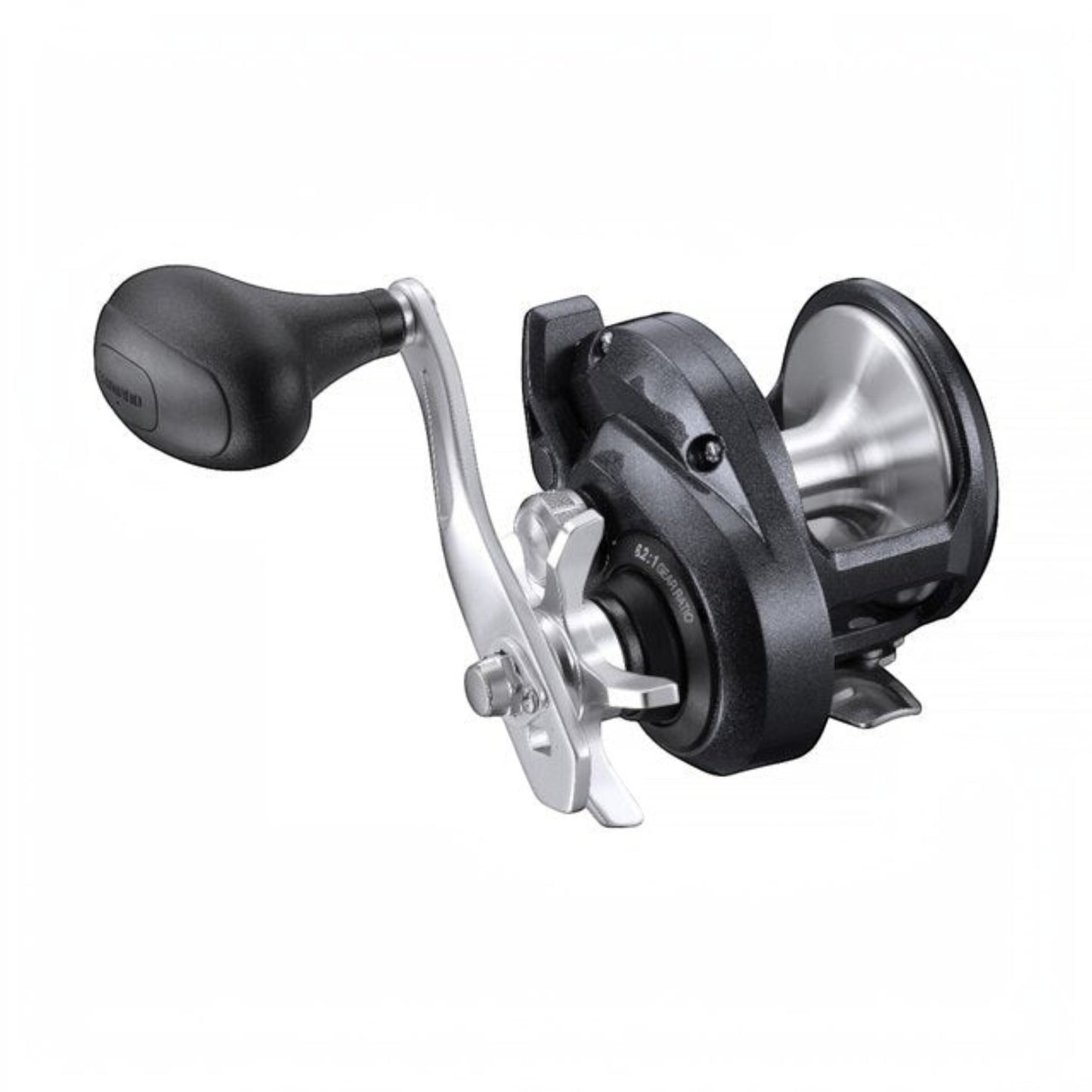 Dogfish Tackle & Marine Shimano Torium Star Drag conventional fishing reel, black with silver accents, 6.2:1 gear ratio.