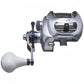 Dogfish Tackle & Marine Shimano Tranx 500HG silver low profile casting reel with white handle and black accents.