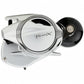 Dogfish Tackle & Marine Shimano Tranx B baitcasting reel, silver and gray with black handle. Designed for fresh and saltwater fishing.