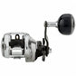 Dogfish Tackle & Marine Shimano Tranx B baitcasting reel, silver with black handle and knob. Features Hagane body.