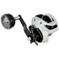 Dogfish Tackle & Marine Shimano Tranx B baitcasting reel, silver with black handle and spool. Features MicroModule.