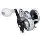 Dogfish Tackle & Marine Shimano Trinidad A Star Drag Conventional Reel, silver and black with white handle.