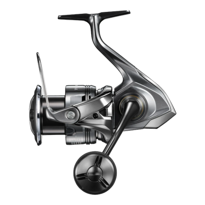Dogfish Tackle & Marine Shimano Twin Power FE spinning reel, silver CI4+ and aluminum construction with Infinity Drive and DuraCross drag.
