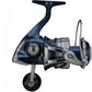 Dogfish Tackle & Marine Shimano Twinpower SW Spinning Reel, dark blue and silver, with Infinity Drive and Heatsink Drag for offshore fishing.