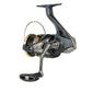 Dogfish Tackle & Marine Shimano Ultegra FD spinning reel in dark grey with gold accents, featuring a silver handle and black grip.