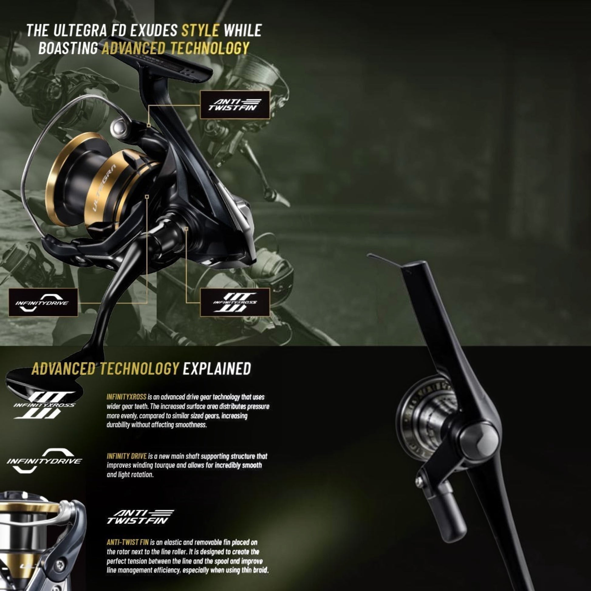Shimano ULT4000XGD Ultegra FD Spinning Reel