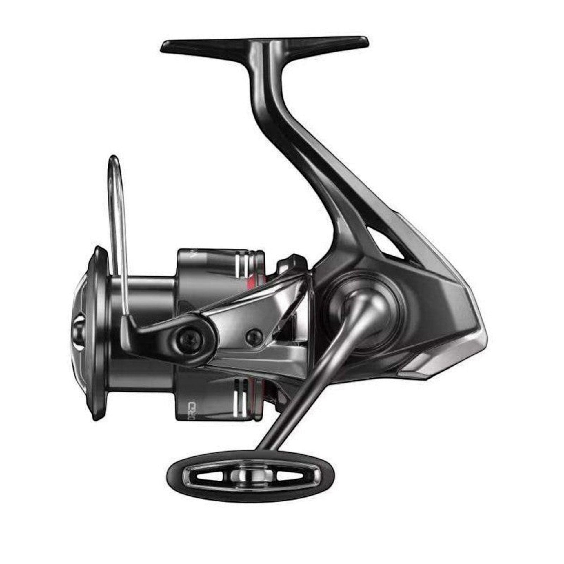 Dogfish Tackle & Marine Shimano Vanford FA spinning reel in dark grey with silver accents. Features MGL rotor and DuraCross drag.