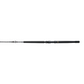 Talavera Bluewater conventional fishing rod with black UD glass blank, Fuji guides, and aluminum butt section.