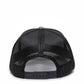 Dogfish Florida Native Premium Trucker Hat, black mesh back, grey top, adjustable snap closure