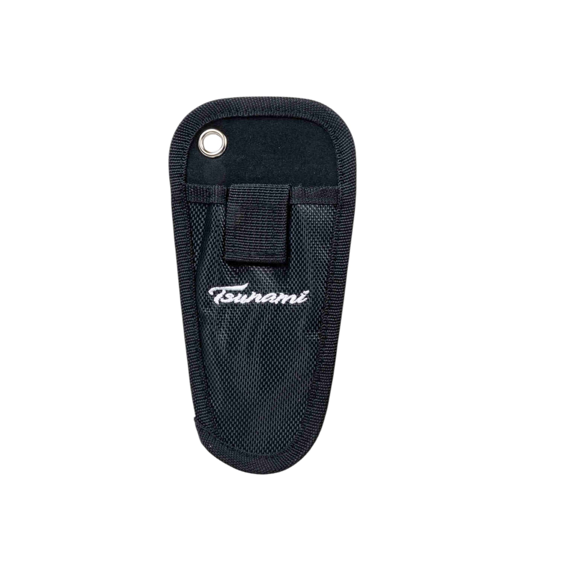 Dogfish Tackle & Marine Tsunami 6.5in split ring plier black nylon protective sheath with belt loop