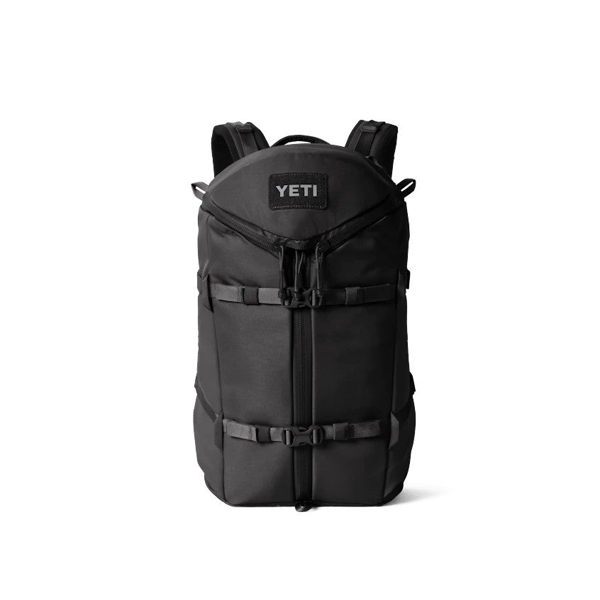 Dogfish Tackle & Marine Yeti Ranchero 22L black everyday backpack with RipZip opening and durable TuffSkin nylon